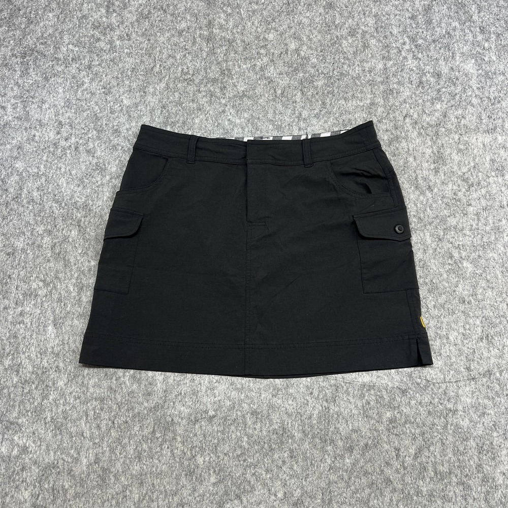 Lucy Skirt Womens Large Black Cargo Utility Pockets Stretch Hiking‎ Outdoor